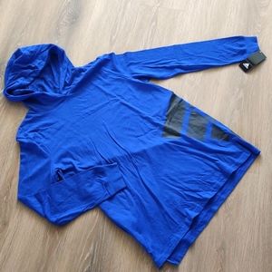 NWT Adidas Long Sleeve Hooded Tee Size Youth XL (18/20)